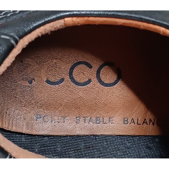 Ecco Fusion Comfort Shoes Bicycle Toe Oxfords Black Lace Up US 10-10.5 EU 44 main image 16